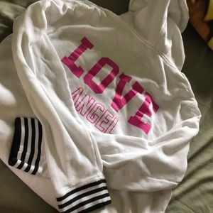 victoria secret hoodie zip up